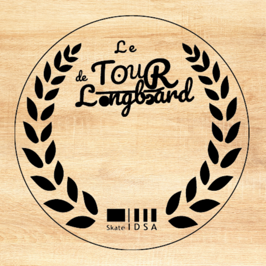 Le Tour De Longboard 2023 Wooden Trophy